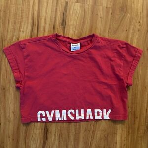 Gymshark Red Crop Top